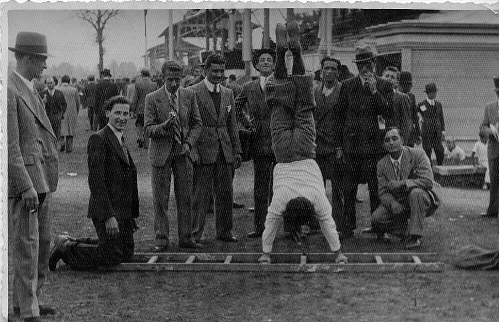 Guerrino all'autodromo nel 1934